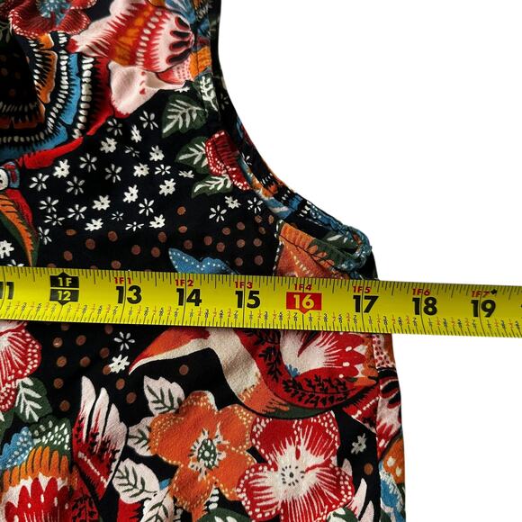 Margaux Riviera Multicolor Batik Collared Maxi Dress Women's Size Medium | 21-15 - Picture 7 of 7